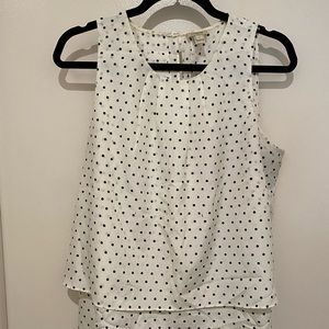 J. Crew polka dot blouse